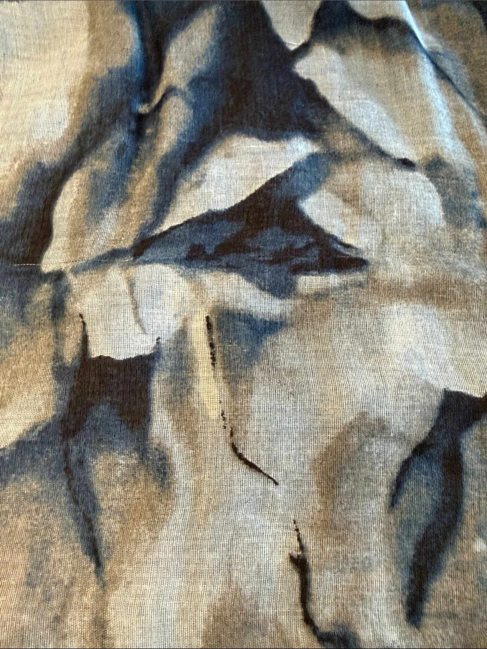 BP Nordstrom Blue Watercolor Print  Infinity Scarf